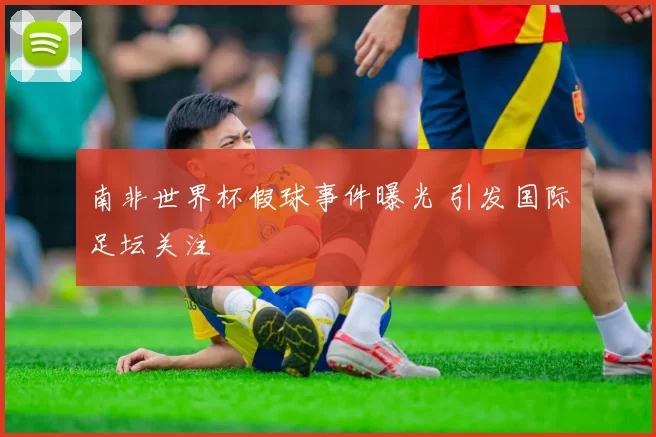 南非世界杯假球事件曝光 引发国际足坛关注