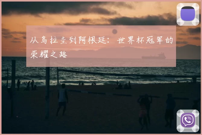 从乌拉圭到阿根廷：世界杯冠军的荣耀之路