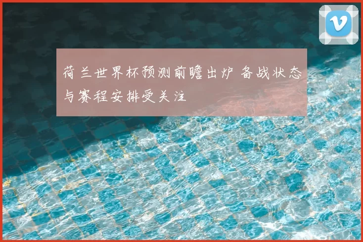 荷兰世界杯预测前瞻出炉 备战状态与赛程安排受关注