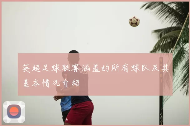 英超足球联赛涵盖的所有球队及其基本情况介绍