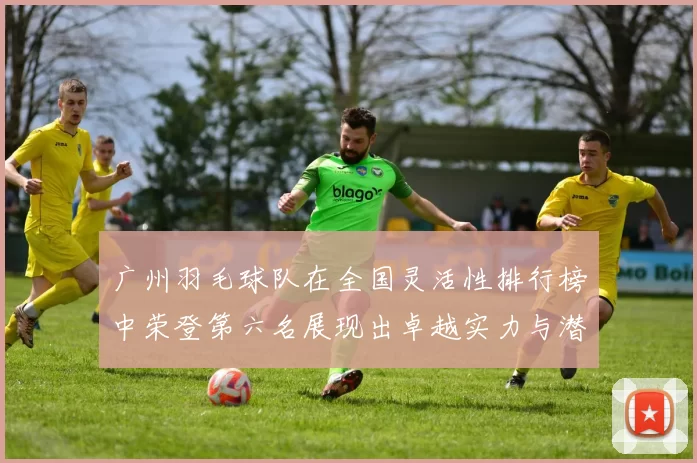 广州羽毛球队在全国灵活性排行榜中荣登第六名展现出卓越实力与潜力