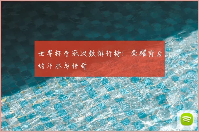 世界杯夺冠次数排行榜：荣耀背后的汗水与传奇